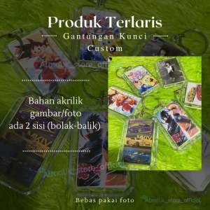 Gantungan kunci custom photo sendiri / ganci souvenir ultah / hadiah buat pacar / souvenir pernikahan/ gantungan kunci motor / gantungan kunci mobil / gantungan tas motif labubu bts