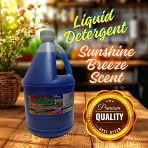DREAM Liquid Detergent(SUNSHINE SCENT) Premium Quality 1Gal/3.4Liters (max 2 quantity per check-out)