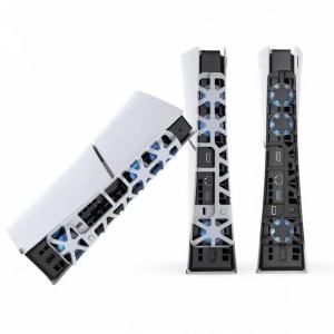 Ipega | Compatible with PS5 Slim PS5 Slim gaming High efficiency console cooling Cooling fan With blue ambient lighting gaming accessory