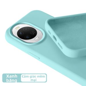 BINGBINGYA | Ốp Lưng Điện Thoại Silicone Lỏng Chống Sốc Trơn Màu Đơn Giản Cho Nova 15 Series