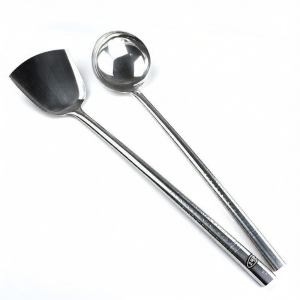 OME | Long Handle Large Stainless Steel Spoon For Commercial Kitchens