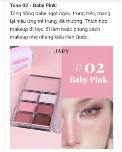 Bảng phấn má và mắt Jary New Vision Cheeks Eyeshadow Palette