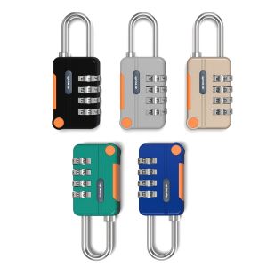 Multi-Color 4-Digit Password Padlock Zinc Alloy Anti-Theft Lock for Gym Swimming Pool Cabinet Luggage - Durable Security Head