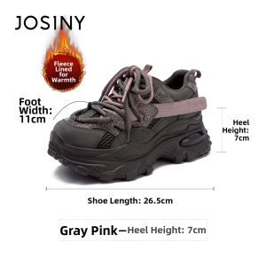 Josiny | Elevated Thick-soled Sneakers for Petite Women