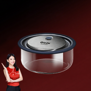 Olodo | Microwave & Freeze Safe Borosilicate Glass Food Container