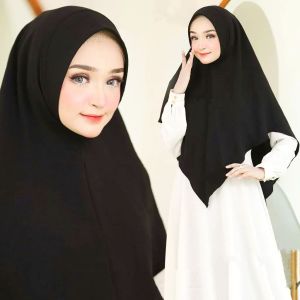 KHIMAR V CRINKLE AIFRLOW (XL) | KERUDUNG CRINKLE AIRFLOW | HIJAB PET ANTEM CRINKLE