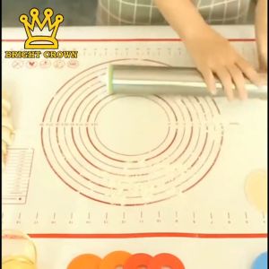 Bright Crown Alas Adonan Kue Silikon Anti Lengket Alas Adonan Pastry 2 WARNA / 3 UKURAN