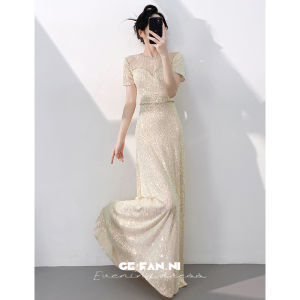 New Elegant Princess Style Evening Dress