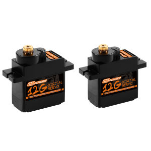 1/2/4PCS DSpower 12G Metal Gear Digital Servo 1.50kg 4.8~6.0V DC for 1/24 RC Plane Helicopter Glider Airplane Wltoys Toy Part