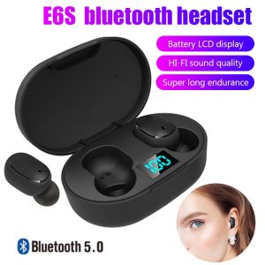 🎧【Ready stock】FREE Shipping+COD🎧 E6S/A6S Wireless Headphone Bluetooth 5.0 HD Music Sports Earphone With Mic Noise Cancelling Waterproof Womens Earbuds With Mic In-Ear Handsfree Headset Gifts for Girls boys