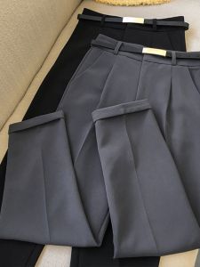 Stylish Ankle-Length Harem Pants Autumn-Winter Womens Trousers