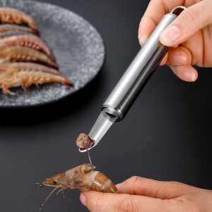 เครื่องปอกกุ้งสายสแตนเลสทำความสะอาดอุปกรณ์เครื่องใช้ในครัวปอกเปลือกอาหารทะเลเครื่องมือปอกหลังกุ้งและเปลือกอุปกรณ์กำจัดแกนลำไย