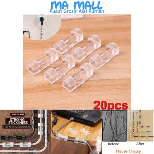 Klip Kabel Penjepit Perapih Kabel B88 Klip Kabel Tempel Perekat Kuat Cable Clip Organizer