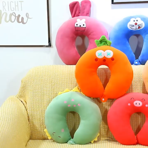 Travel U-shaped pillow office nap u-shaped pillow car home pillow Cartoon U-shaped pillow neck pillo