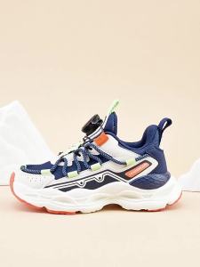 Kids Running Shoes Durable Knob EU Size:27-38 6 Years Old Boys Girls Cool Sports Tourist Shoes Rotating Buckle Non-slip Flexible New Fashion Style Classic Kindergarten Infants Leisure Footwear Comfy Primary School Students Lively Children Sneakers