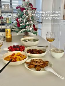 mornenjoy | Glazed Elegance High-end Simple Modern Tableware Set