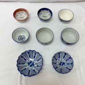 Mangkok Mangkuk Makan Nasi Saji Sambal Wadah Keramik China Porcelain Porselen Porselain