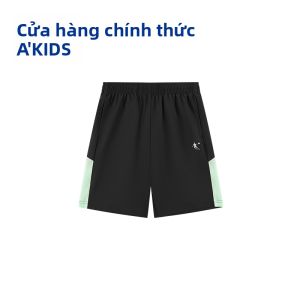Qiaodan | Quần Short Thể Thao Mỏng Thoáng Khí Hút Ẩm Nhanh Cho Trẻ Em