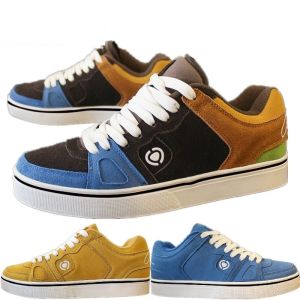 Mens And Womens Retro Faux Suede Skate Shoes Laced Board Shoes Anti-Slip Durable Low Top Shoes for Men And Women