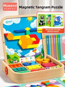 MWZ | Educational Magnetic Tangram Puzzle Blocks