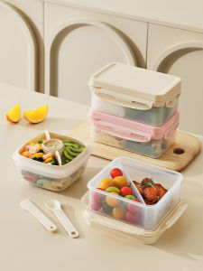 กล่องอาหารแบบสองชั้น กล่องอาหารสำหรับใช้ในครัวเรือน กล่องอาหารแบบปิด กล่องอาหารสด กล่องอาหารแบบพกพาสำหรับเด็ก กล่องอาหารสำหรับเดินทาง