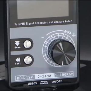 Aideepen | PWM Pulse Signal Source Simulator Current Voltage Signal Generators 0-10V 4-20mA Measuring Range ±50V ±50mA with Analog Input