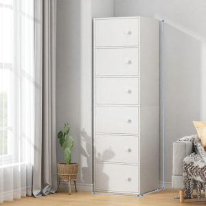 Small Narrow High Storage Cabinet For Home Living Room