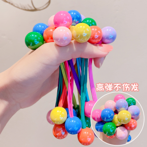 ยางรัดผมของสาวโดปามีนความยืดหยุ่นสูง งานเต้นรำ ยางรัดผมรูปไม่ทําลายเครื่องประดับผมสําหรับเด็กผู้หญิง ทันสมัย ยางรัดผม