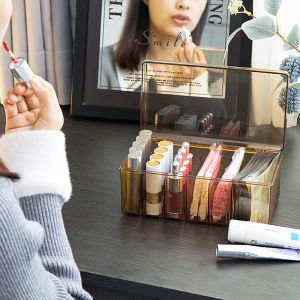 Eyelash Storage Box Makeup Organizer Display Rack Box Eyelash Extension Supplies Storage Display Box Cosmetic Holder