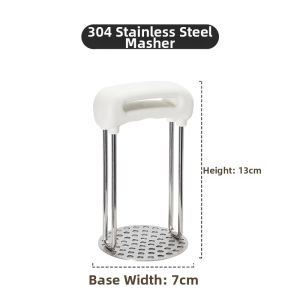 CAROTE | Multifunctional Baby Food Masher Stainless Steel