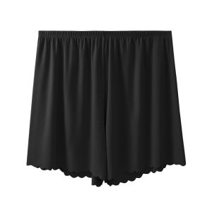 Miiow | MiiOW Womens Safety Pants Thin Ice Silk No Roll Edge Cool Feeling Summer High Waist Bacterial Resistance Short Shorts