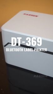 Kassen DT369 Printer Label Thermal 80 USB Bluetooth Cetak Stiker Resi Marketplace DT 369 DT-369 Support Ios Android Windows Direct