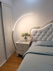 Đèn Sàn Decor Crescent Arc Italy Design Trang Trí Phòng Khách  Led 3 Màu Ánh Sáng - EuroHome