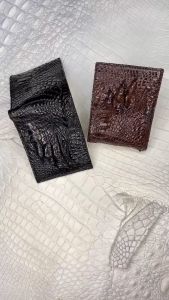 Ví Móng Da Cá Sấu 2DO LEATHER V23 Kích Thước  (125x95) Quà Tặng Cho Người Thân Sang Trọng Cao Cấp Siêu Bền