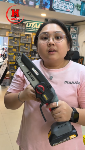 KANTO เลื่อยโซ่แบตเตอรี่ไร้สายไร้แปรงถ่าน 6” น้ำหนักเบา รอบจัด ประกัน 6 เดือน รุ่น KT-POWER-Z8