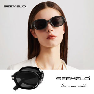 SEEMELO แว่นตากันแดดผู้หญิง180 ° แว่นตากันแดดพับเก็บได้แฟชั่นแว่นตากันแดดกรอบขนาดใหญ่กันยูวีแว่นกันแดดฤดูร้อนพับได้แว่นกันแดดโพลาไรซ์น้ำหนักเบาเป็นพิเศษกลางแจ้งการเดินทางเดินช้อปปิ้งการขับขี่