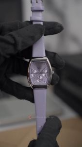 Jam Tangan Wanita Expedition Multi function EXP EX 6863 BFLSSPU Purple Dial Purple Leather Strap