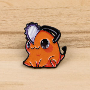 Cute Dog Enamel Pin Anime Manga Brooch for Clothes Briefcase Badges on Backpack Accessories Lapel Pins Decorative Jewelry Gifts