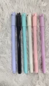 Murah Banget - Pulpen Karakter Gel Imut / Bolpen Lucu Murah Import / Pulpen Gel / Pulpen Karakter Kucing Murah 6 Warna