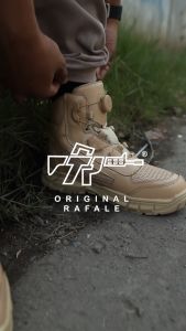 Sepatu PDH Tali Putar POL PP POLRI Kulit Anti Air / Sepatu Tactical JBS NEW ORBEE 6 inch Cream
