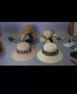 Straw hat womens summer vacation sun protection beach sun hat sun hat bow fisherman hat