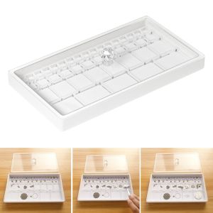 Transparent Watch Parts Storage Organizer Anti Dust Tray Guard Dust Cover Suitable For Watchmakers and Repair Shops
