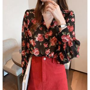 Floral Loose Vintage Design Blouse