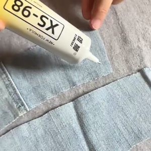 Gam kain Replacement of sewing machines. fabric glue for clothes super glue strong  Suitable for clothes holes diamond patches fabric sofas curtains fabric bags car seats shoe adhesive强力胶水
