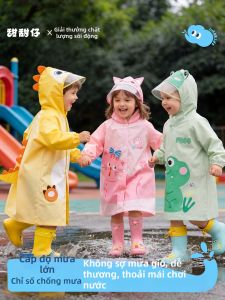 Rainproof Raincoat and Shoes Set For Children