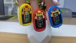Baby Finger Infant Pulse Oximeter Pediatric SpO2 Blood Oxygen Saturation Meter Neonatal Children Kids Rechargeable for Children Boys Girls 1 to 12 Years Old