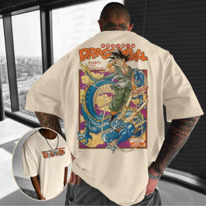 Bandai | Dragon Ball Mens and Womens T-shirt Son Goku Anime Tee Summer and Spring Boys Short Sleeves GYM Punk Parent-child Outfits