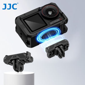 JJC Nhẹ Từ Tính Phát Hành Nhanh Bộ Chuyển Đổi Đế Nhôm Hai Móng Vuốt Gắn Cho DJI Osmo 360 Camera Hành Động Thiết Kế Có Thể Gập Lại