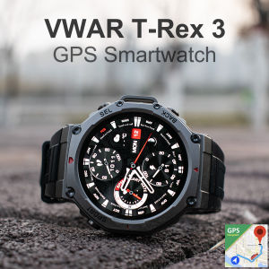 Original T-Rex 3 GPS Smartwatch 50M IP69K Waterproof Built-in Dual-band GPS GNSS Compass Military Smart Watch Men for Xiaomi