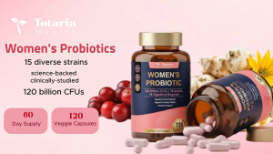 Totaria Womens Probiotics 120 Billion CFU - with Akkermansia for Metabolism & Weight Support - Digestive Enzymes for Flat Tummy & Gut Health - Immune & PH Balance
